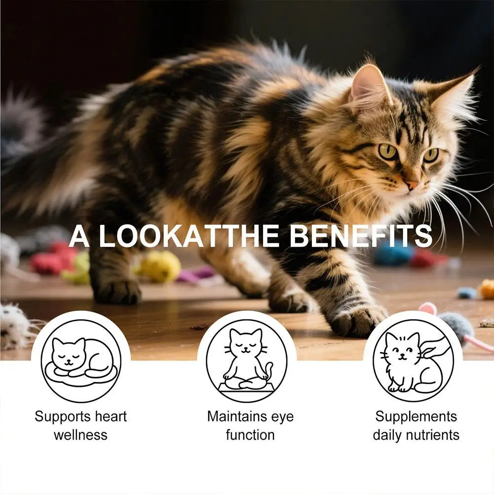 Cat Taurine Powder – Heart, Vision & Coat Support | 200g Cat Health Supplement Zpaxo Default Title