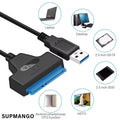 SATA USB 3 0 2 Cable External HDD SSD Hard Drive 22 Pin Adapter III Zpaxo USB 3.0