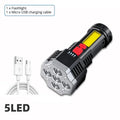 7 LED Rechargeable Camping Flashlight – 1000 Lm COB Side Light Camping Flashlight Zpaxo H912 5LED