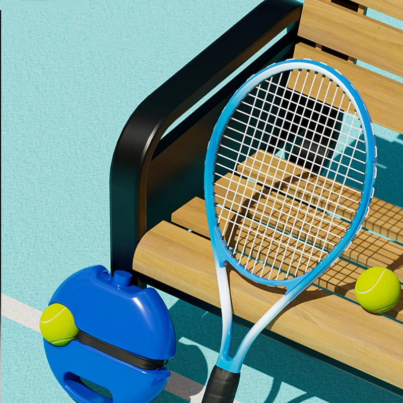 Heavy Duty Tennis Training Aids Base Elastic Rope Ball Practice