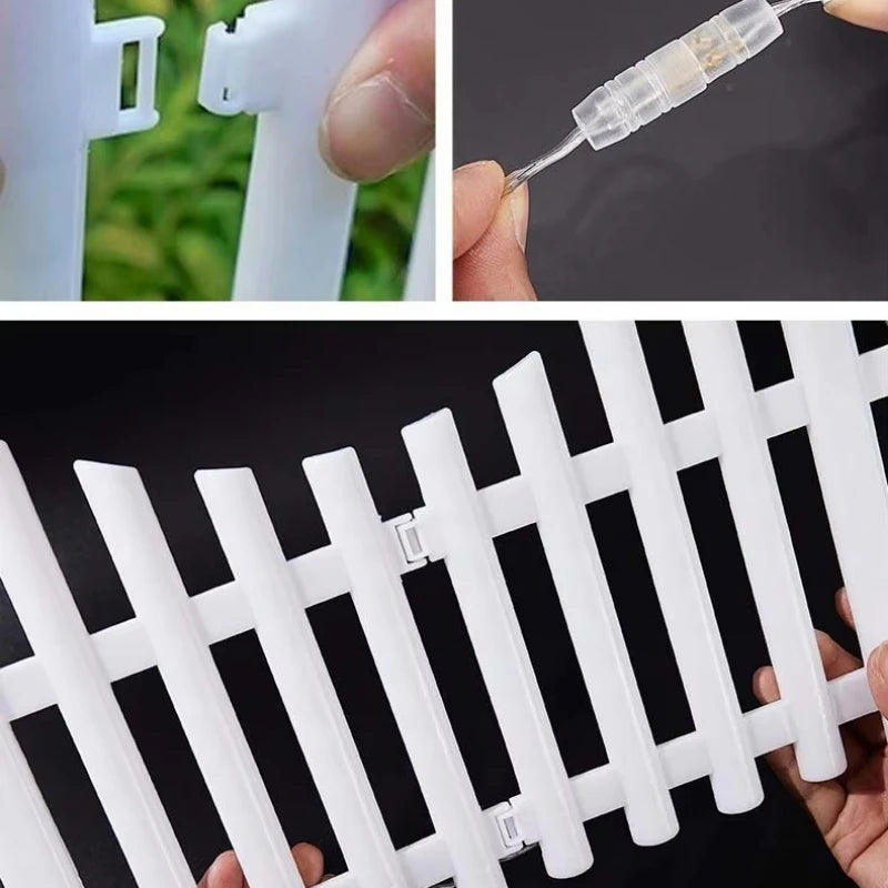 Solar Fence Lights Outdoor Waterproof LED Courtyard Garden Lawn Zpaxo