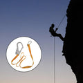 Magideal Outdoor Climbing Harness Belt Lanyard Carabiner Buckle Zpaxo Default Title