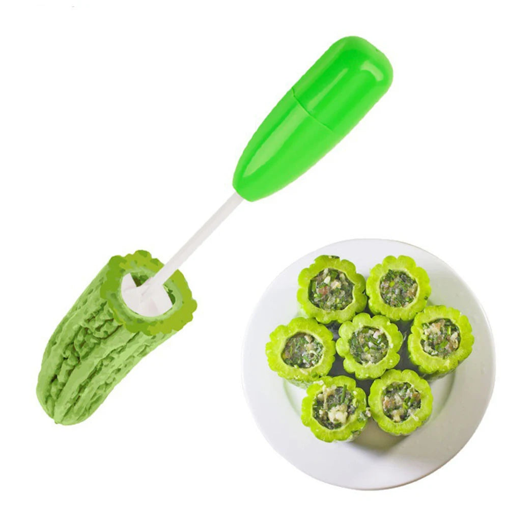 Veggie Corkscrew Carver Set Vege Drill Digging Device Corer Vegetable Spiral Cutter Spiralizer Kitchen Gadget Zpaxo