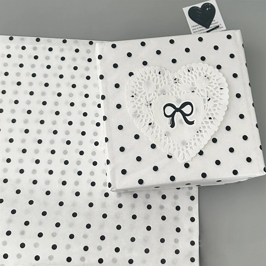 10-Pack Polka Dot Pearl Gift & Bouquet Wrapping Paper Sheets Gift Wrapping Paper Zpaxo
