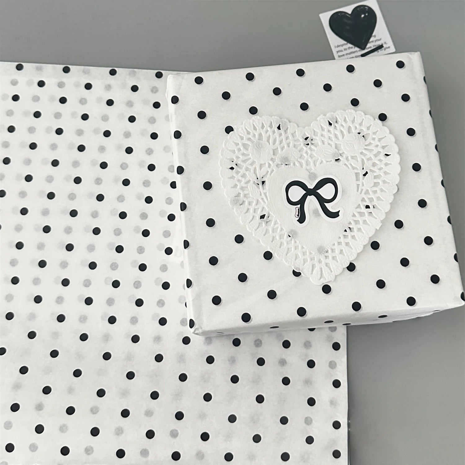 10-Pack Polka Dot Pearl Gift & Bouquet Wrapping Paper Sheets Gift Wrapping Paper Zpaxo