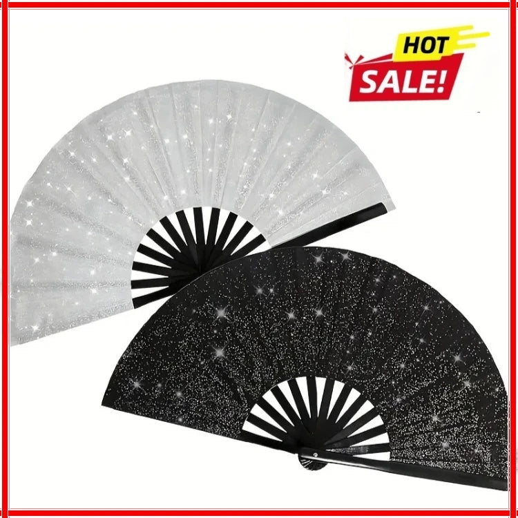 Traditional Portable Folding Fans, Chinese Hand Fans, and Tai Chi Folding Fans Suitable for Martial Arts Training and Dance Zpaxo