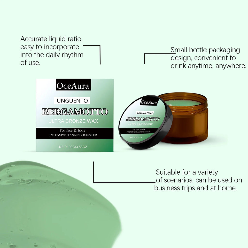 OceAura Bergamot Bronze Body Cream – Self Tanner & Moisturizer Self Tanning Cream Zpaxo