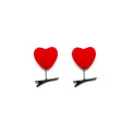 Heart Hair Clips – Dainty Metal Barrettes | Coquette Y2K Style
