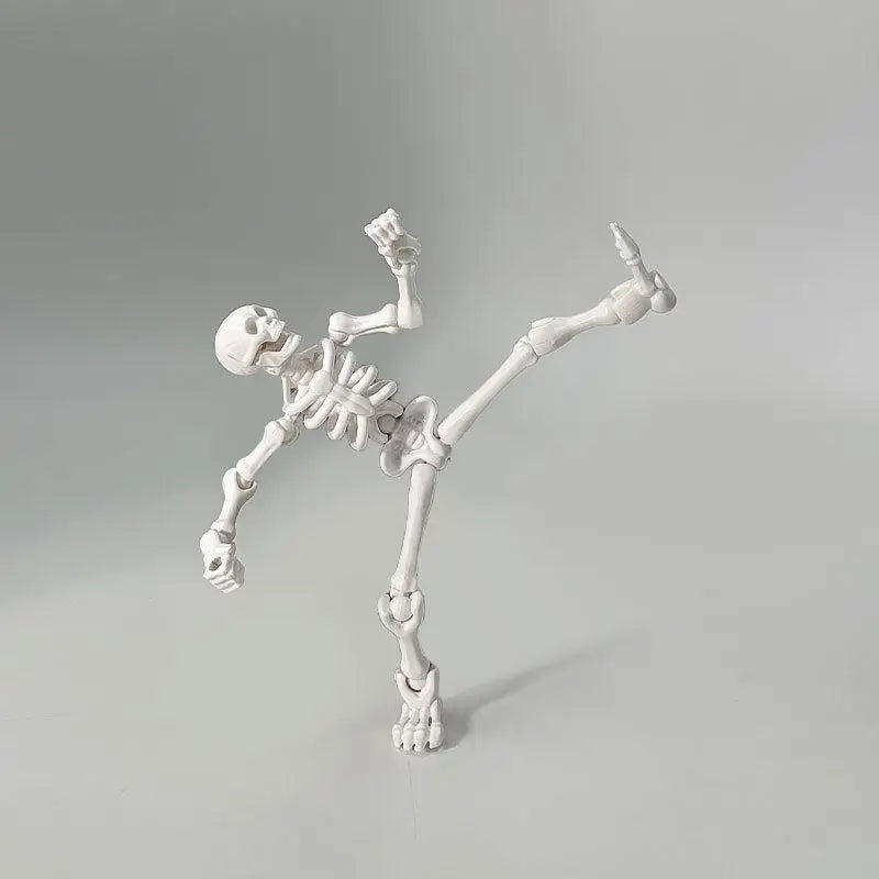3D DIY Skull Model Assembly Toy – Articulated Mini Skeleton DIY Model Assembly Kit Zpaxo