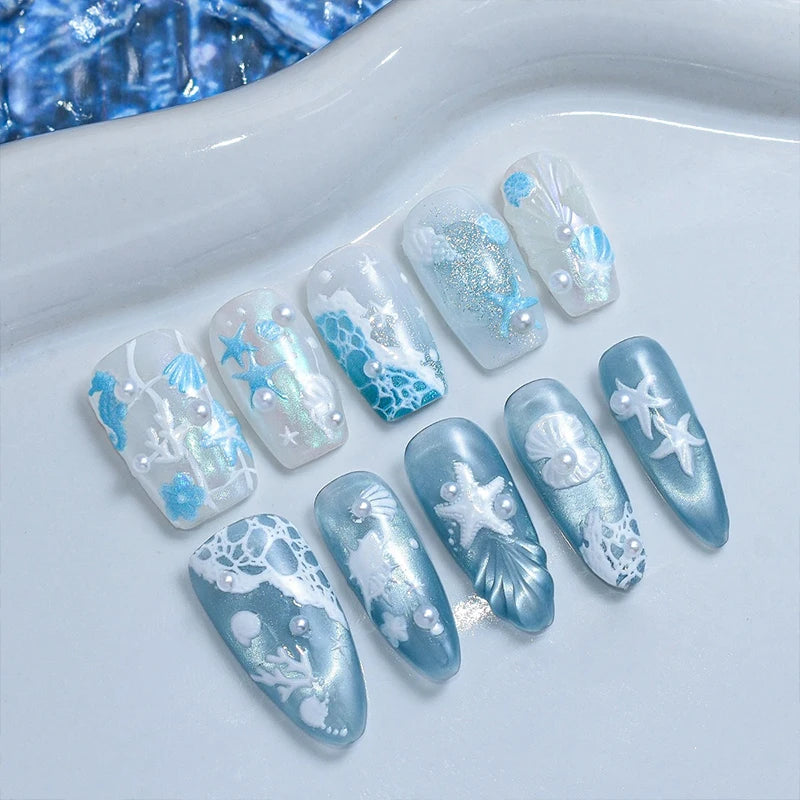 5D Summer Lemon Nail Art Sticker Relief Fruit Self-adhesive Decals Zpaxo
