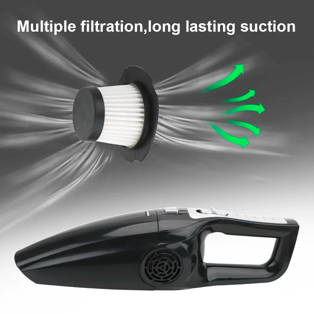 12V 120W Car Vacuum Cleaner Portable Wet And Dry dual-use Vacuum Cleaner Powerful Handheld Mini Vaccum Cleaners High Suction Zpaxo