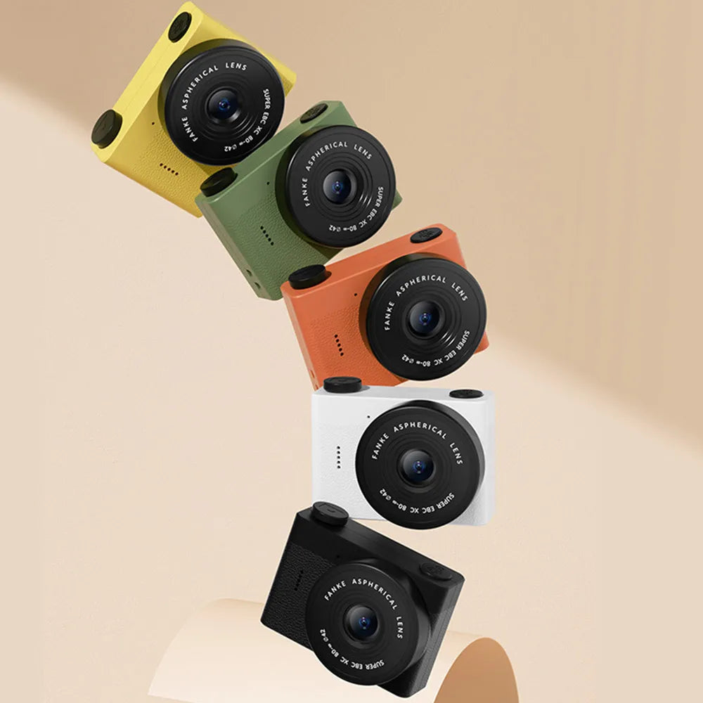 A5 Mini Camera With 1.54in Screen Vintage Camera Front Rear Camera Kids Camera Indoor Home Support TF Card Kids Vlog Camera Zpaxo