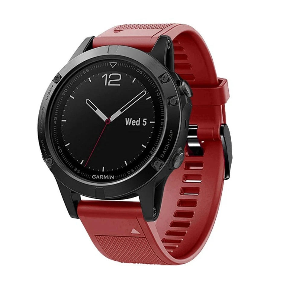 20mm 22mm 26mm Silicone Smart Watch Band For Garmin Fenix 7S 7 7X 6S 6 6X Pro 5S 5 5X Plus 3HR Starp Smart Watch Straps Bracelet Zpaxo