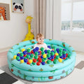 Kiddie Swimming Pool Family Fun Lounge Pool For Kids And Adults 3 Rings Foldable Blow Up Paddling Center For Gardens Backyards Zpaxo United States