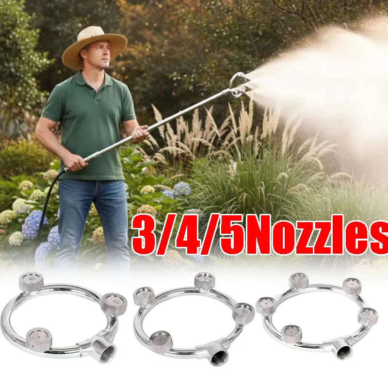 Agricultural Sprayer Imported Nozzle Multi Head Atomizing Round Tip
