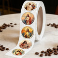 Christian Stickers Fade-resistant Party Favor Jesus Roll Sticker Wall