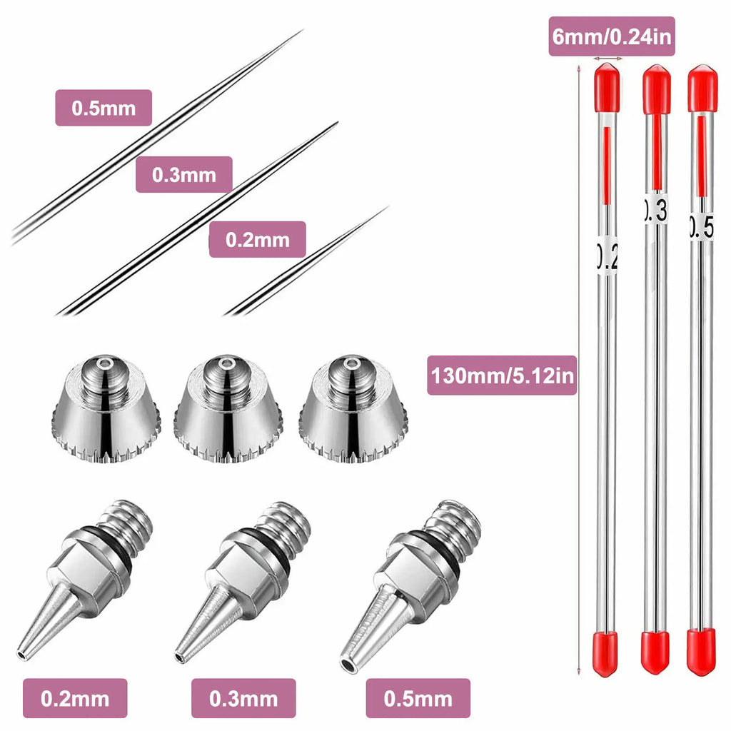 Airbrush Nozzle Needle Repair Tool Multi Airbrushes Spray Gun Air