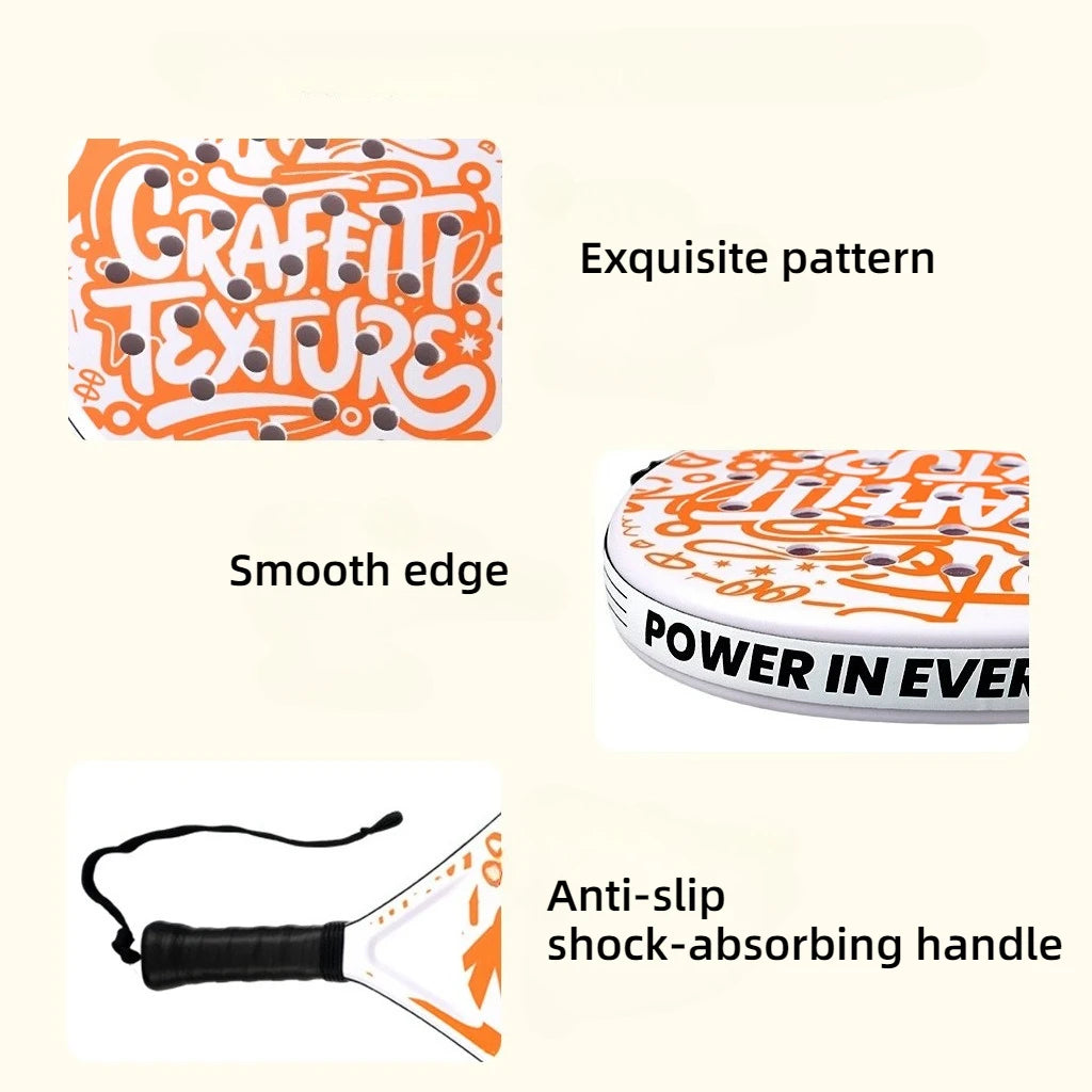 Zpaxo Padel Tennis Racket – EVA Foam Core, Lightweight Unisex