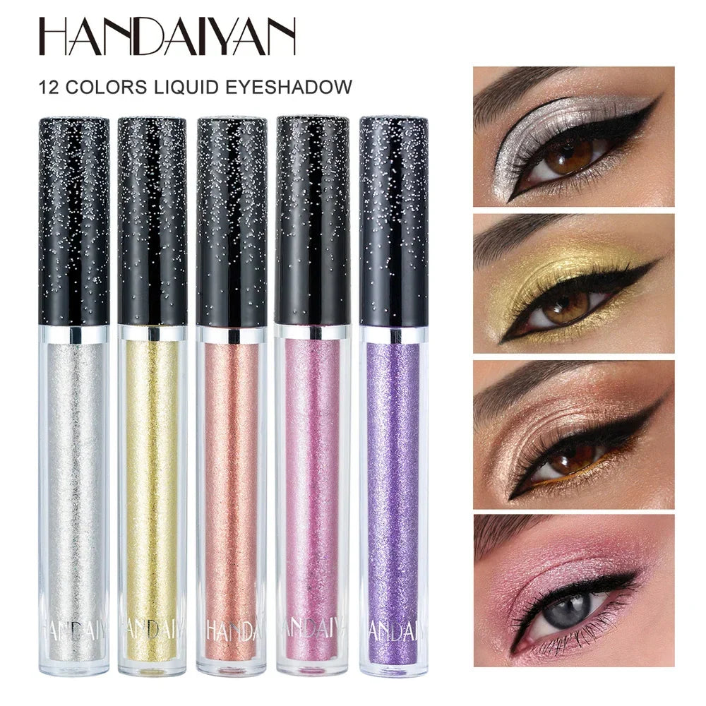 HANDAIYAN Liquid Eyeshadow Metallic Diamond Shiny Eye Liner Pen Zpaxo