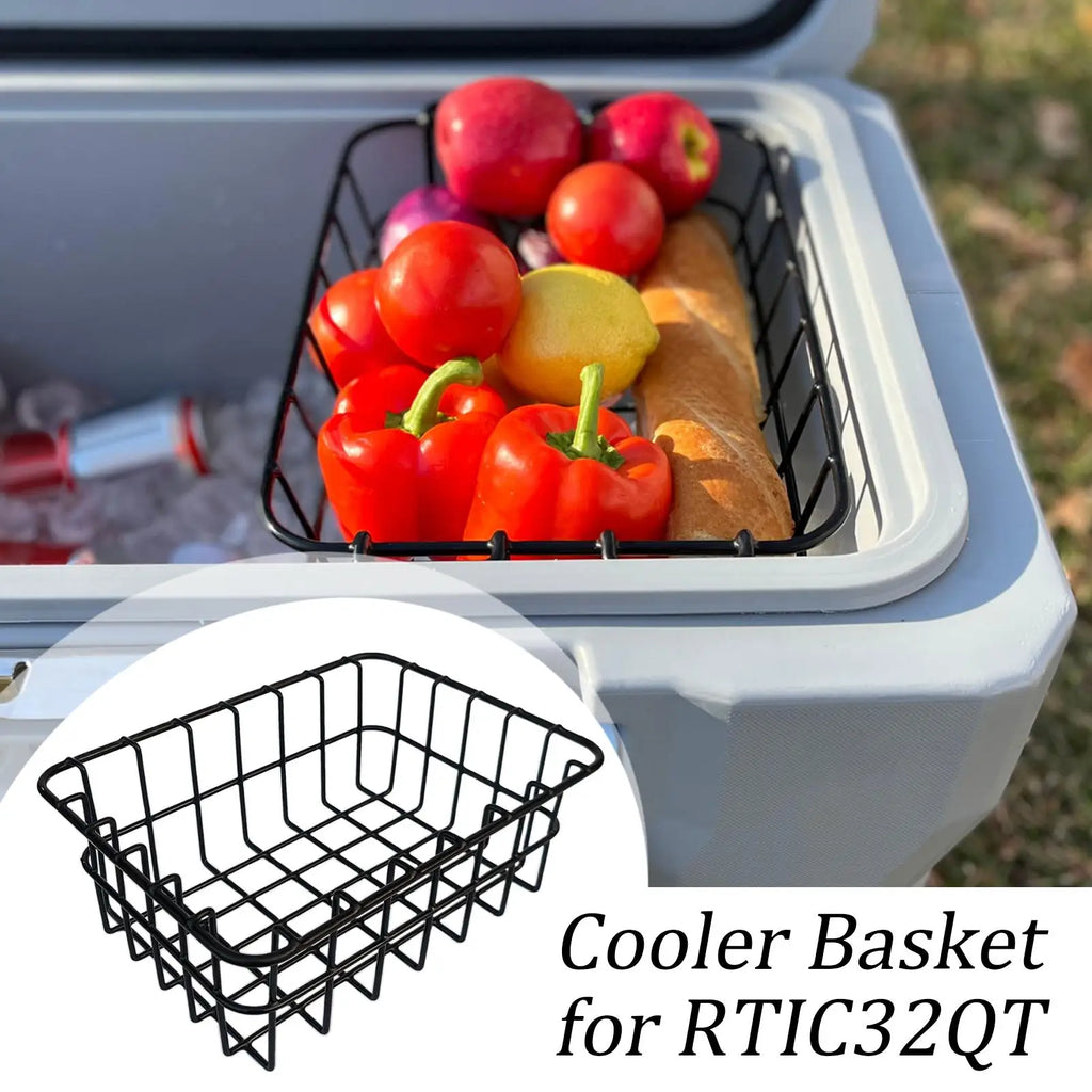 Freezer Baskets Metal Upright Container Refrigerator Basket Cooler