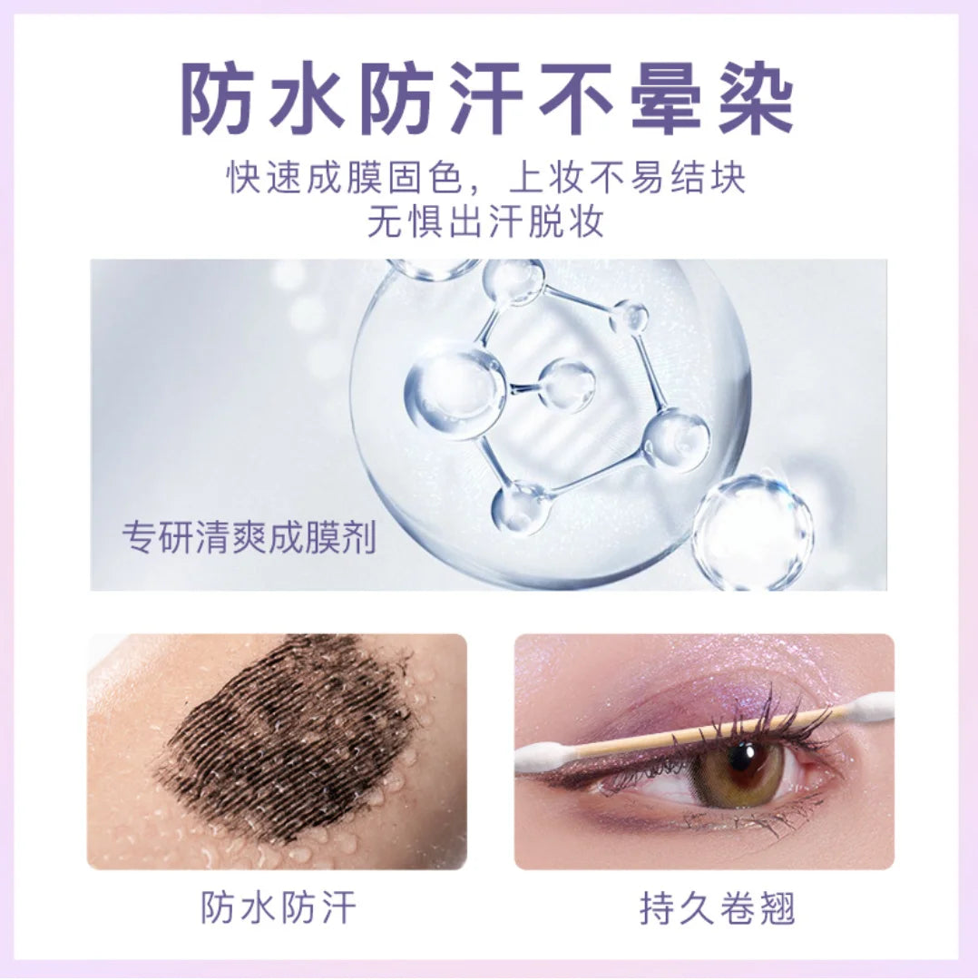 RMT Mascara ROMANTIC BEAUTY Small Steel Tube Lash Lengthening Curling Thick Mascara Natural Waterproof Makeup Cosmetics Zpaxo