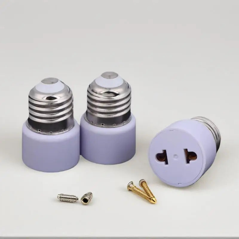 DIY E27 Bulb Base Accessory White Lamp Holder Adapter Without Light Zpaxo