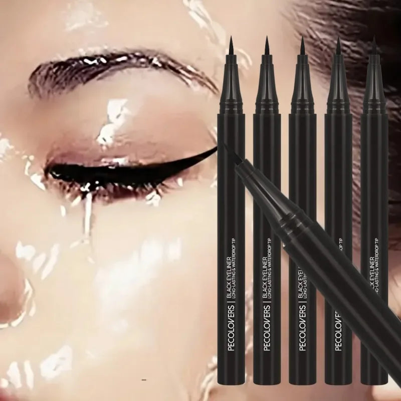 Smooth Liquid Eyeliner Pen Waterproof Long-lasting Makeup Black Zpaxo