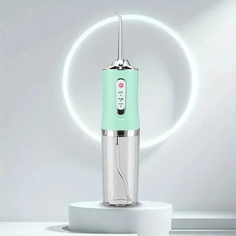Smart Electric Oral Irrigator Water Flosser Portable 3 Modes Rechargeable Dental Water Jet Teeth Cleaner Zpaxo