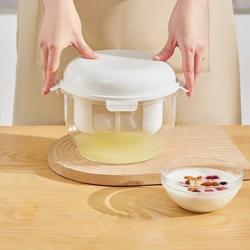 3L Greek Yogurt Strainer & Reusable Cheese Maker | Fine Mesh Yogurt Strainer Zpaxo