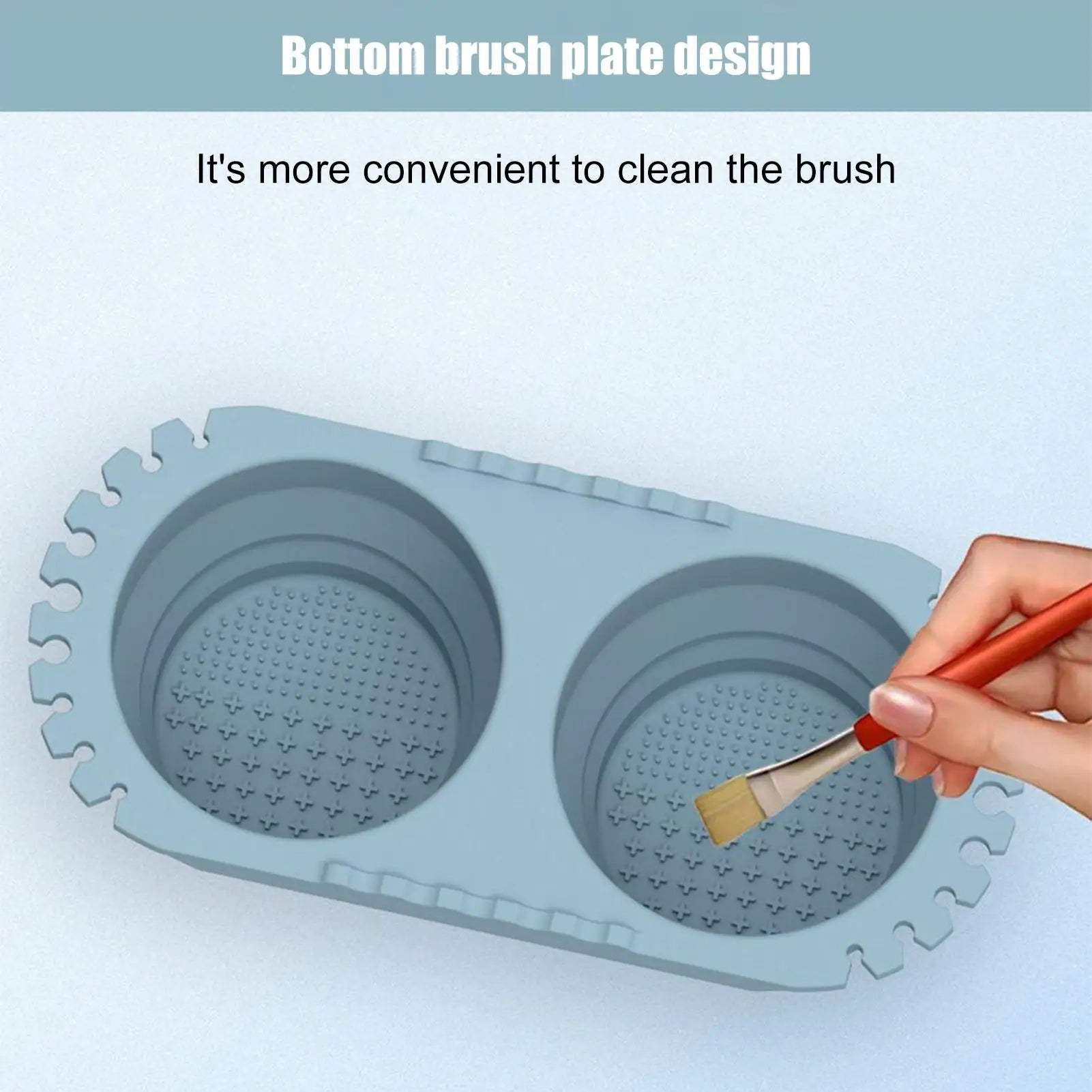 Foldable Silicone Paint Brush Washer Cup – Cleaner & Holder Paint Brush Washer Zpaxo