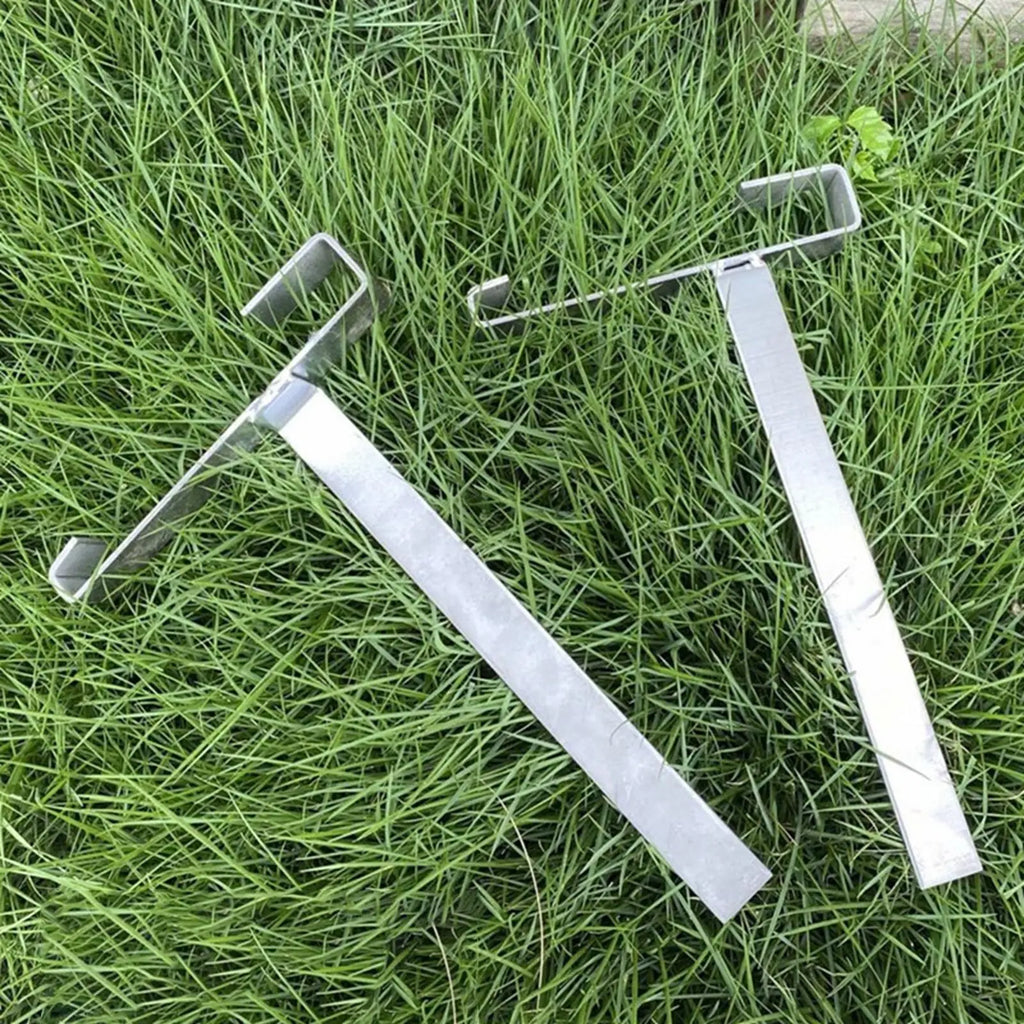 2 Pieces Beehive Frame Holder Support Bracket Stainless Steel Easy Installation Accessory Bee Hive Frame Grip for Home Workshop Zpaxo