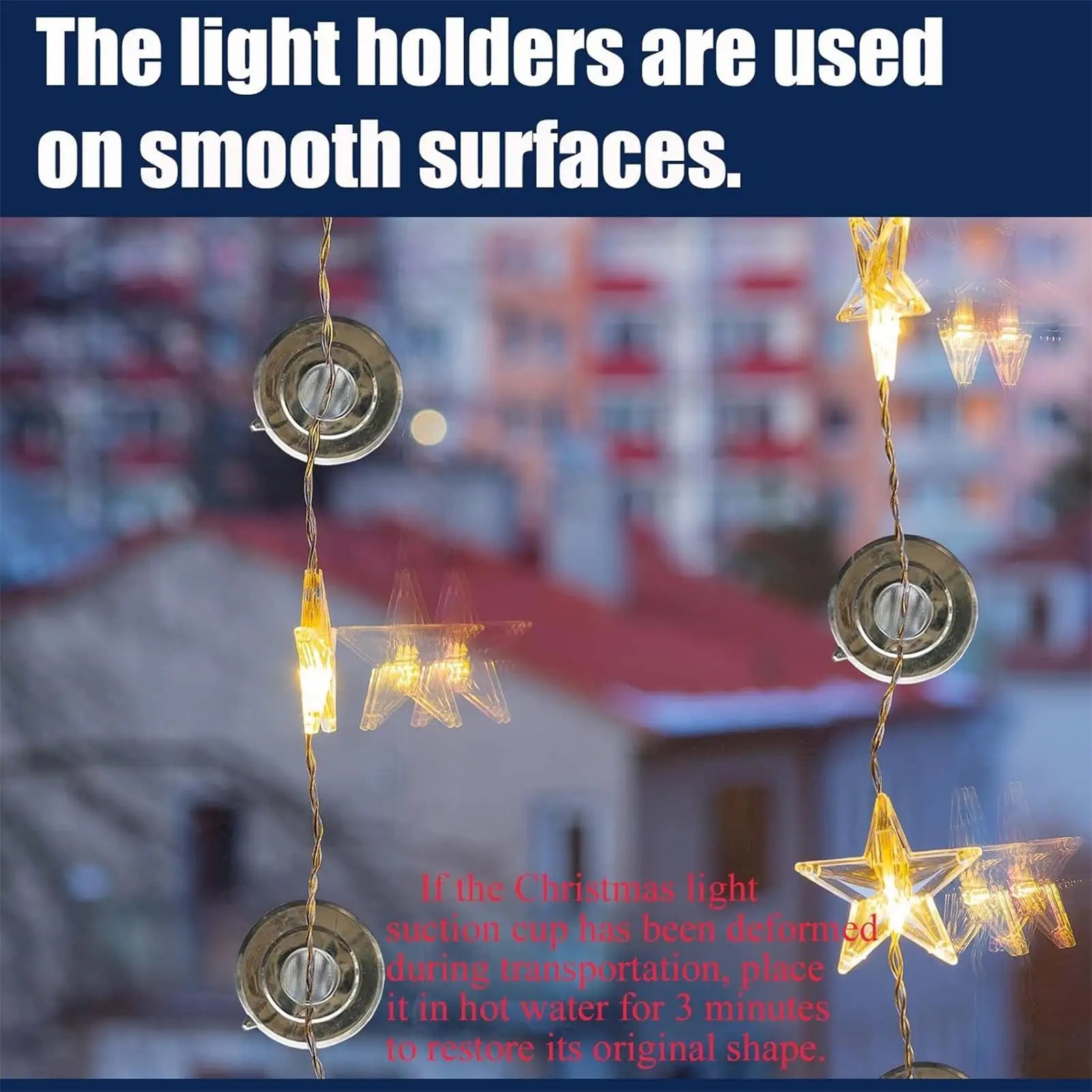 Holiday Light Suction Cups Multipurpose String Lights Suction Cups 30X Holiday Wreath Suction Cups Glass Window Suction Cups Zpaxo