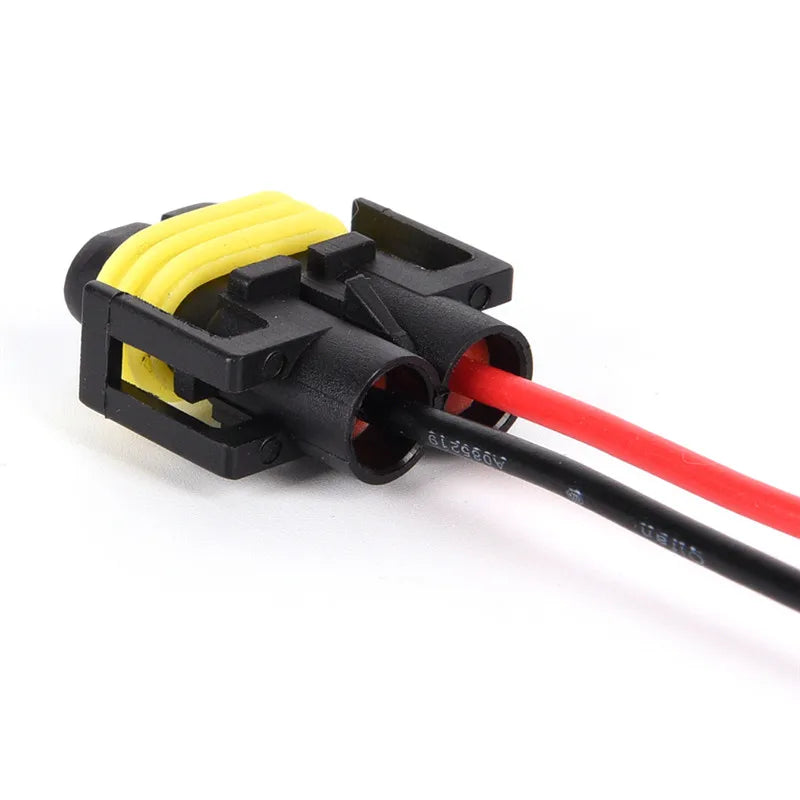 New 2Pcs H8/H9/H11 Wiring Harness Socket Car Wire Connector Cable Plug Adapter for Foglight Head Light Lamp Bulb Light Zpaxo