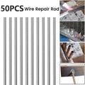 50 Pcs Aluminum Welding Rods Low Temperature Aluminum Wire 13 Inch Universal Aluminum Repair Rods Household Brazing Rods Weld Zpaxo 50pcs