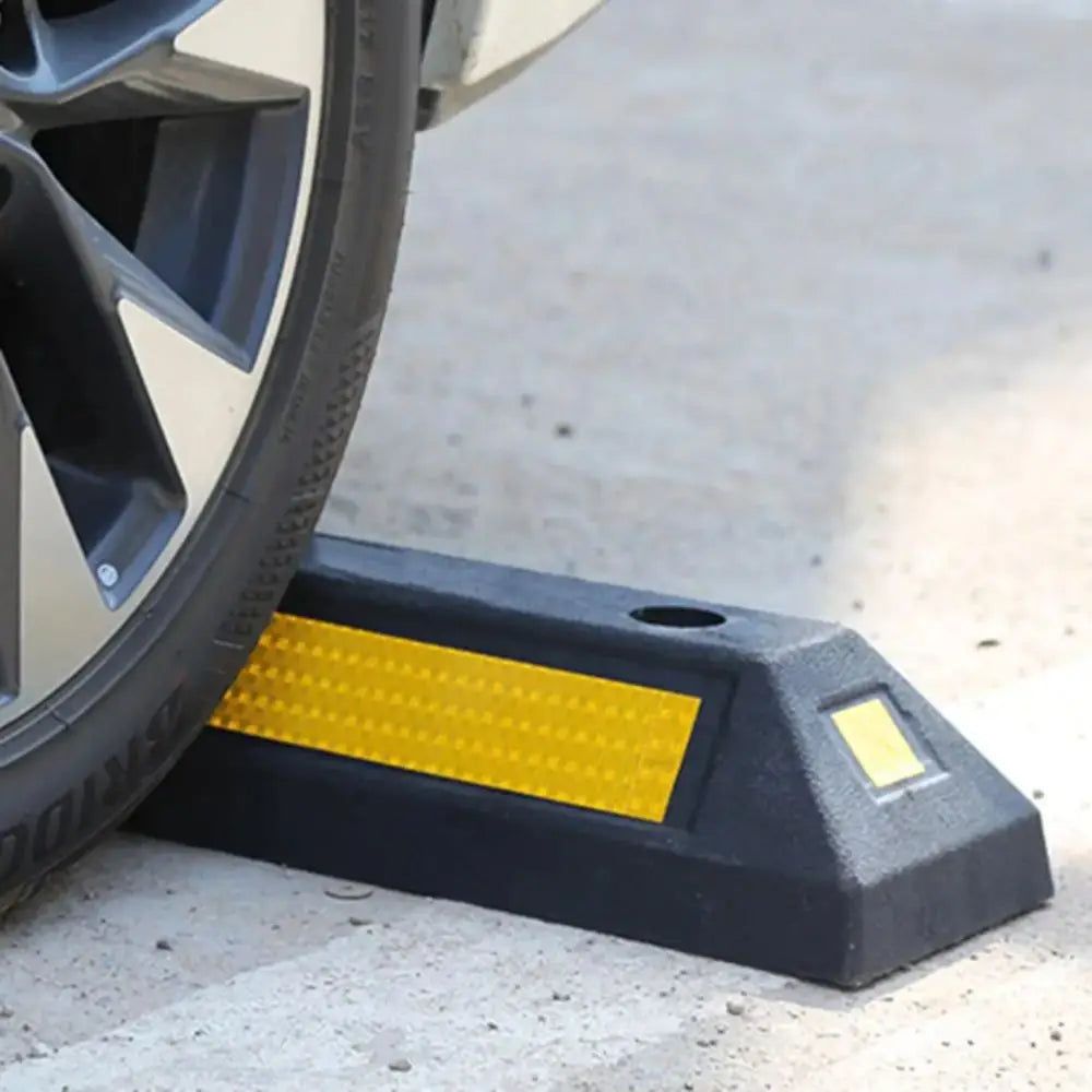 Aid Heavy Duty Parking Stopper Rubber Rubber-plastic Wheel Stop Zpaxo