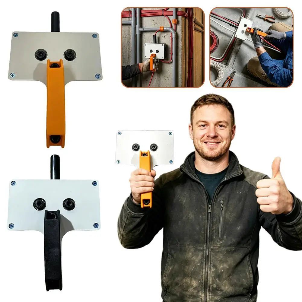 Multi-functional High Strength Cable Puller 8mm Handheld Wire Threader High Efficiency Electrician Tool for Underground Wiring Zpaxo
