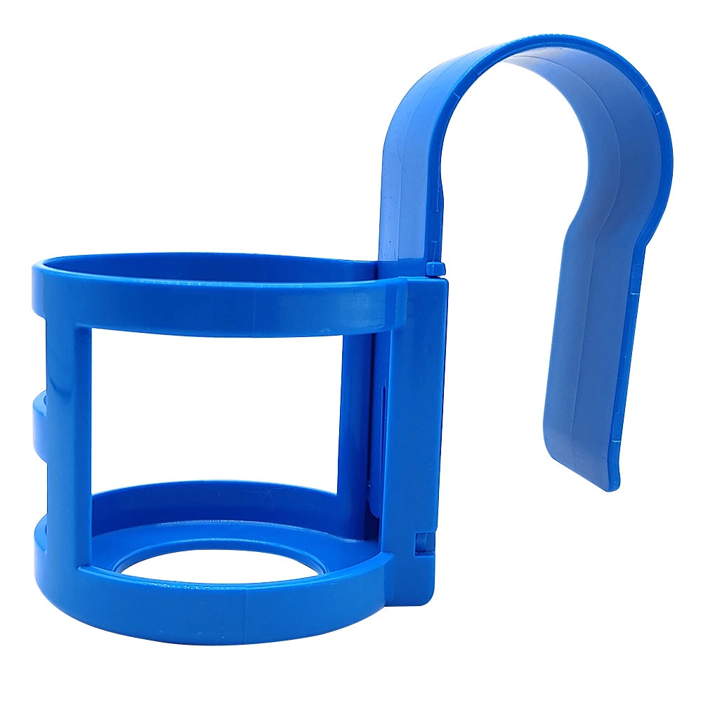 Pool Storage Basket with Cup Holders All-Around Organizer Swimming Pool Hanging Storage Basket Above Ground Pool Accessories Zpaxo