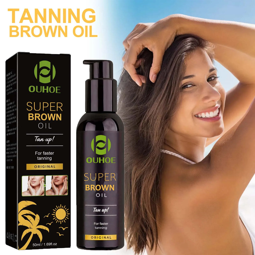 Ouhoe Self Tanning Oil – Natural Body Bronzer & Tan Booster Self Tanning Oil Zpaxo