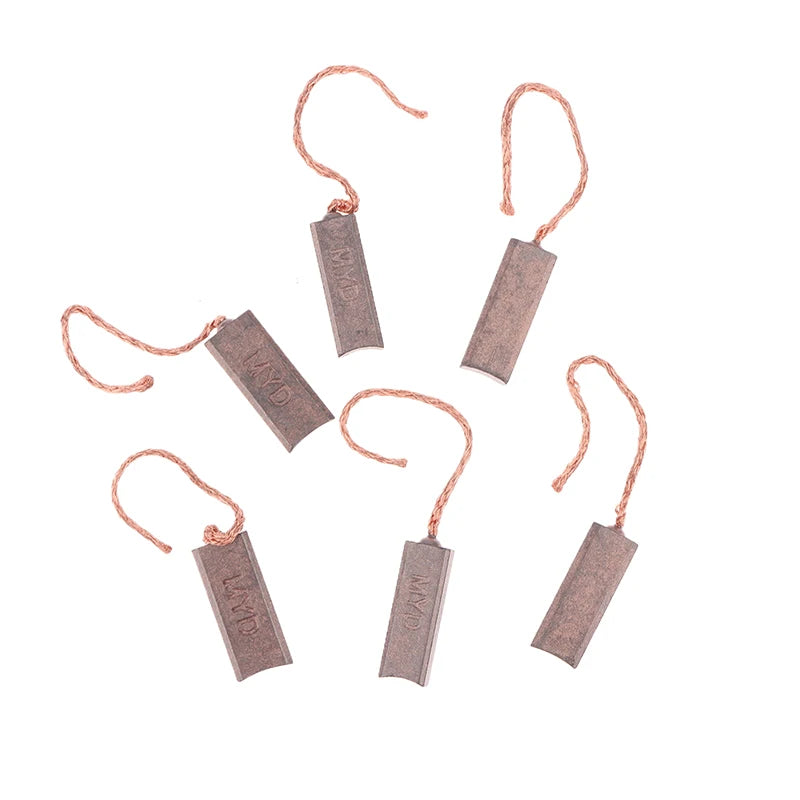 5-Pack Car Alternator Carbon Brushes with Regulator Line