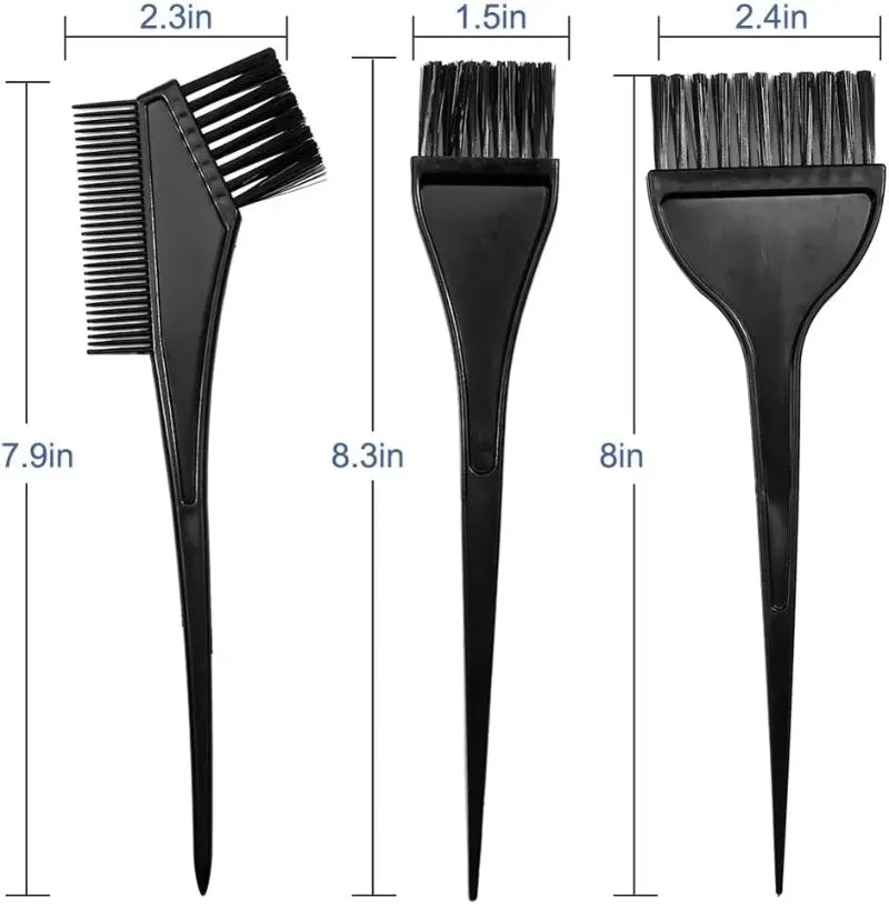4pc Hair Coloring Kit, Hair Dye Brush, Tools for Hair Coloring Kit–Professional Dyeing Tools Set –Perfect for DIY and Salon Use Zpaxo
