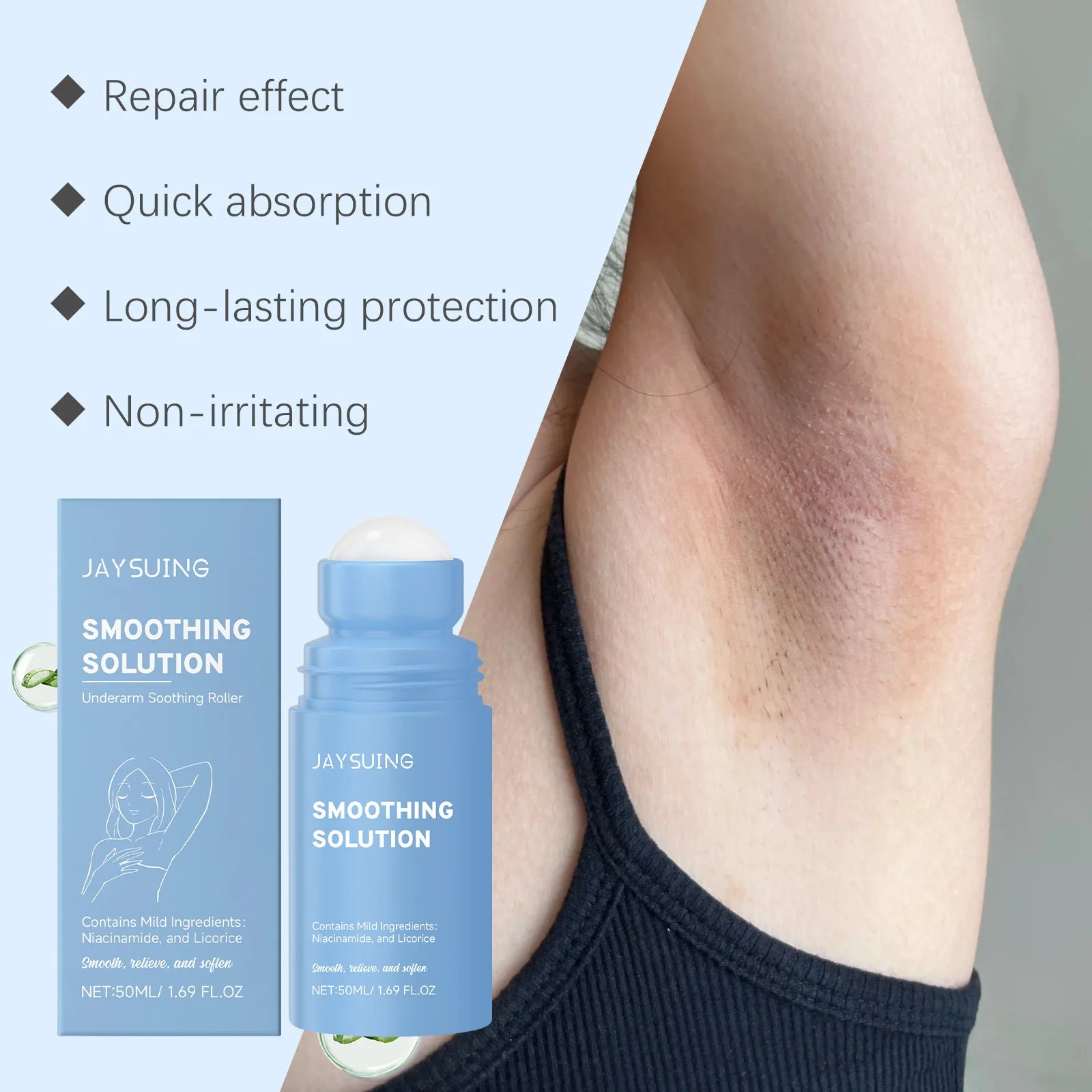 Jaysuing After Hair Removal Underarm Repair Cream 50ml Underarm Repair Cream Zpaxo