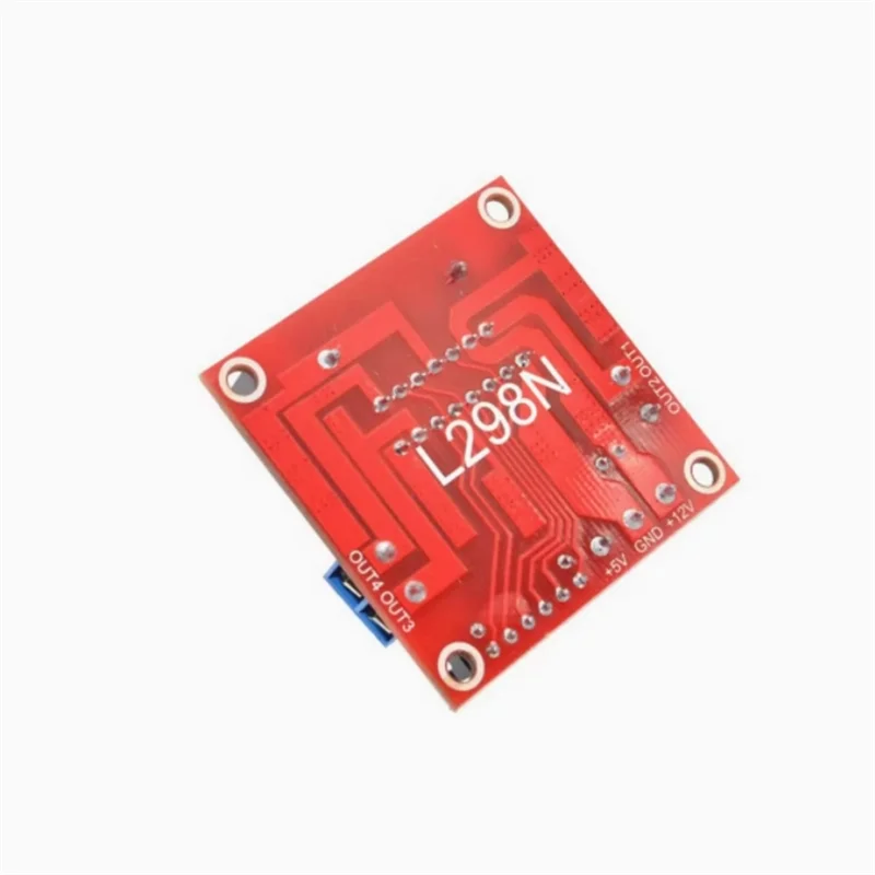 L298N dual motor drive board L298 two-way 2-step motor module intelligent car robot accessories Zpaxo