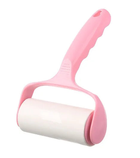 Sticky Fluff Roller Brush, Removes Pet Hair and Clothing Dust, Reusable Roller Type Hair Sticking Tool Zpaxo Red