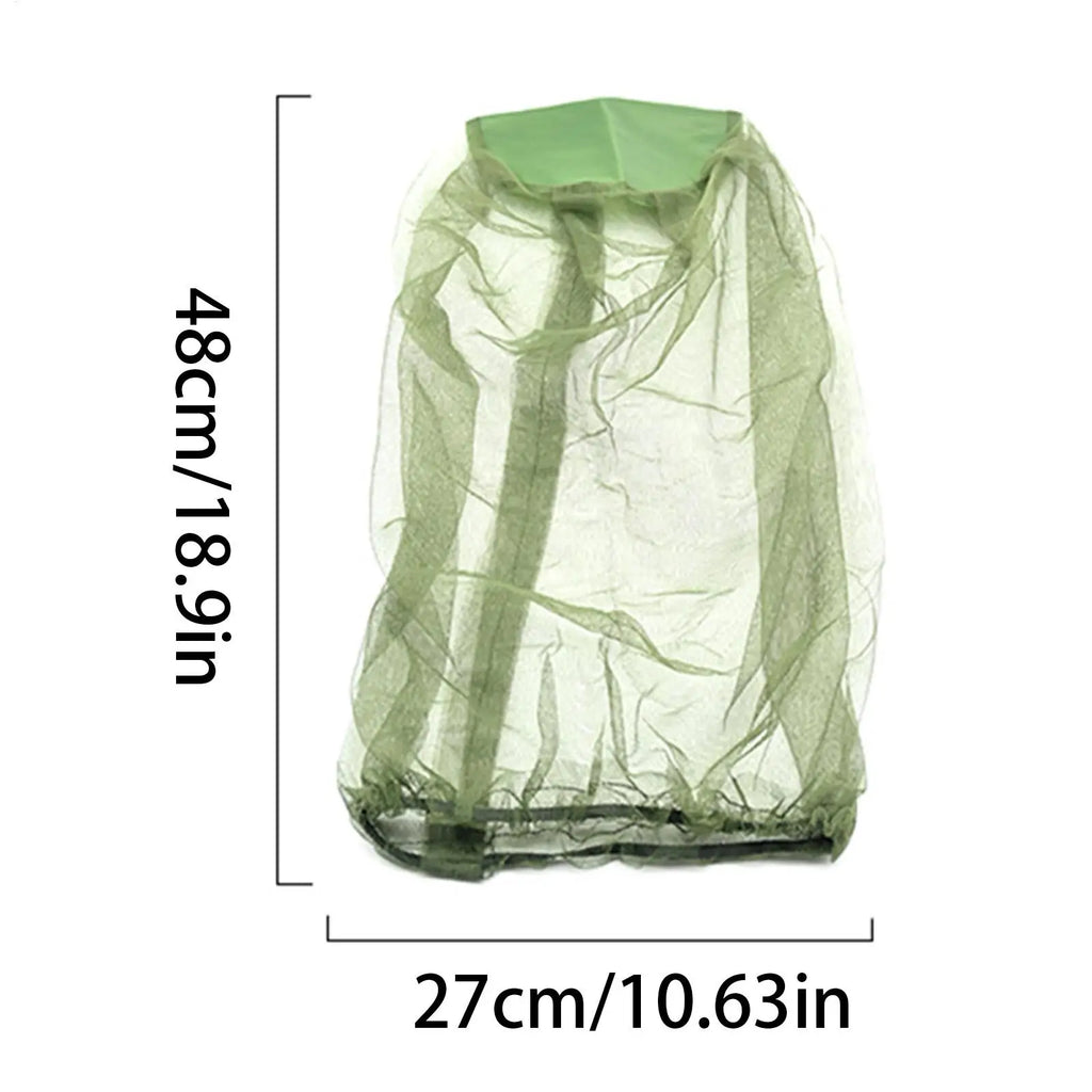 Outdoor Head Face Mask Hat Net Cover Anti-mosquito Mosquito Cap