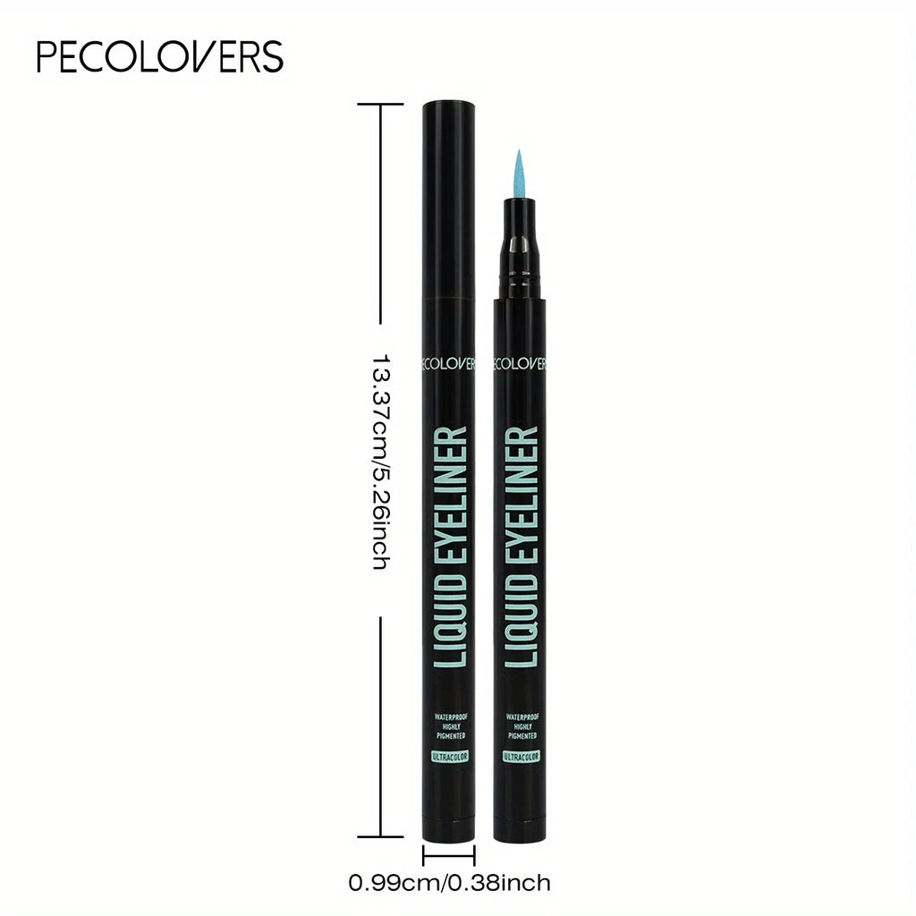 Waterproof Non-Smudge Liquid Eyeliner Pen Colorful Matte Smooth Quick Dry Easy To Wear Eyeliner Non Smudging Beauty Makeup Zpaxo