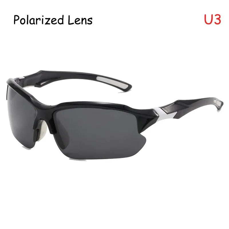 Sports Polarized Cycling Glasses Road Bike Sunglasses Bicycle Goggles MTB Outdoor Sports Glasses UV 400 Running Fishing Eyewear Zpaxo U3