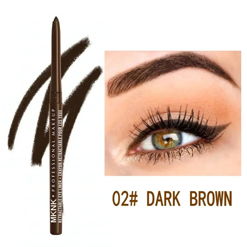 8 Colors Waterproof Black Eyeliner Gel Pencil Smudge-proof