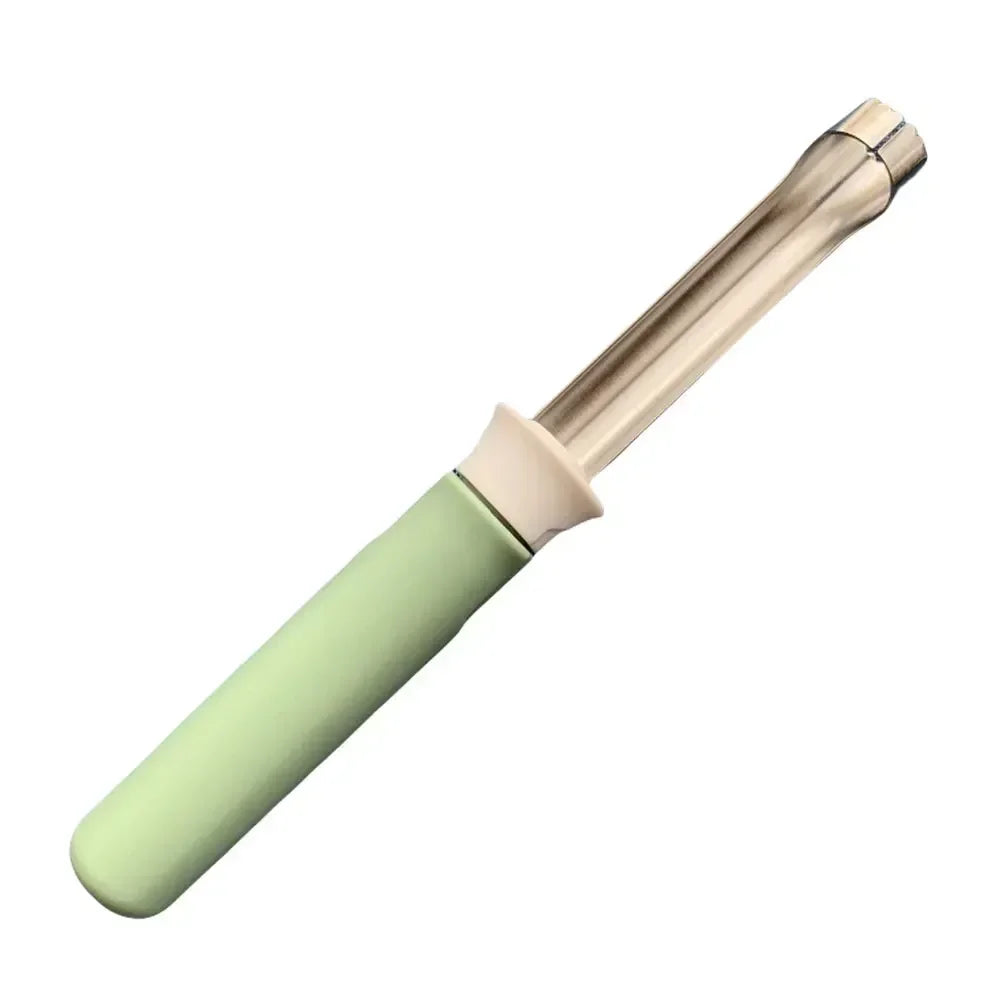 2026 Hot 2 in 1 Apple Peeler Telescopic Stainless Steel Apple Core Remover Fruit Corer Apple Seed Remover Kitchen Gadgets Tool Zpaxo cyan 1PCS