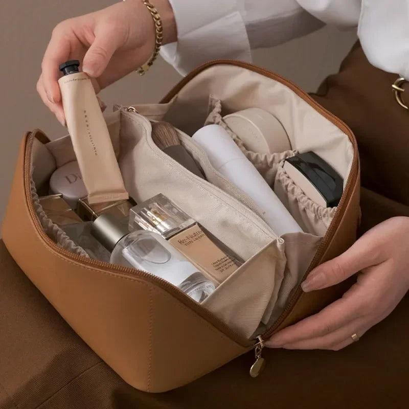 Makeup Bag Portable Large Capacity Beauty and Skincare Storage Bag High Appearance Level Waterproof Clutch Bag Zpaxo