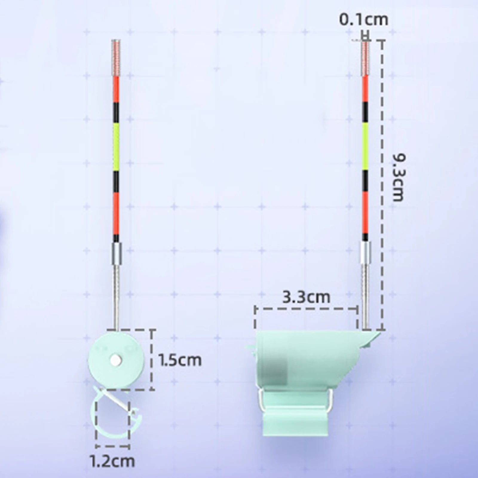 Night Fishing Float Bite Alert Sensitivity Rod Tip Detection